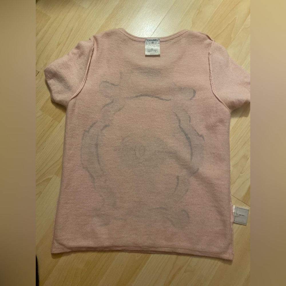 Chanel vintage pink cashmere sweater - Picture 14 of 16